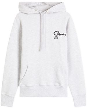 Service Works Espresso Hoodie - White