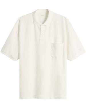 Nanamica Snap Polo Shirt - White