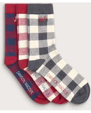 Damson Madder Socks - Red