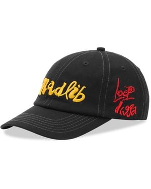 Butter Goods X Madlib Alias 6 Panel Cap - Black