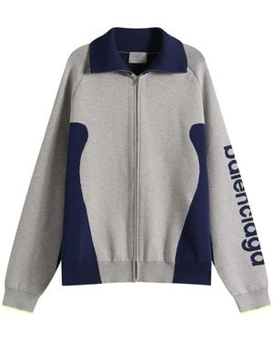 Balenciaga Zip-Up Sport Jacket - Blue