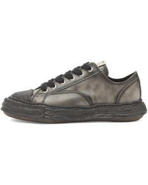 Maison Mihara Yasuhiro Peterson23 Vintage Leather Trainer - Brown
