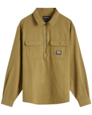 thisisneverthat Quarter Zip Shirt - Green