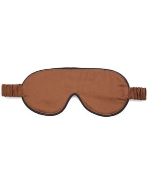 Hay Outline Sleep Mask - Brown