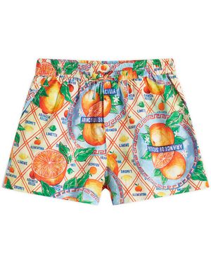 Damson Madder Pull On Shorts - Blue