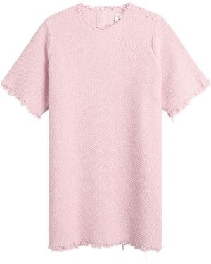 Jil Sander Textured T-Shirt Dress - Pink