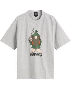 Heresy Wizard T-Shirt - Grey
