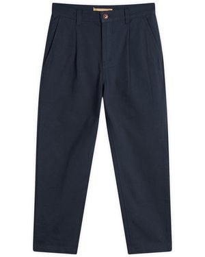 FRIZMWORKS Og Haworth One Tuck Trousers - Blue