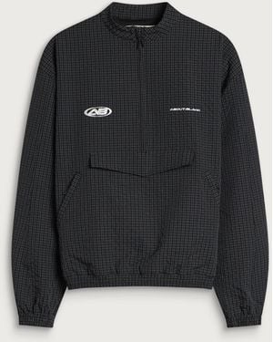 About Blank Overhead Oblique Jacket - Black