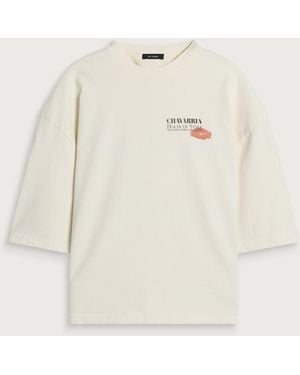 Willy Chavarria Total Transformation Buffalo T-Shirt - Natural