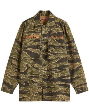 Maharishi Tiger Camo Advisor's Shirt - Green