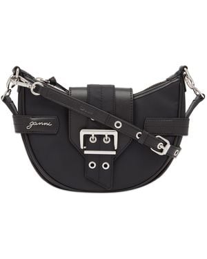 Ganni Bucky Bag Small Crossbody Bag - Black