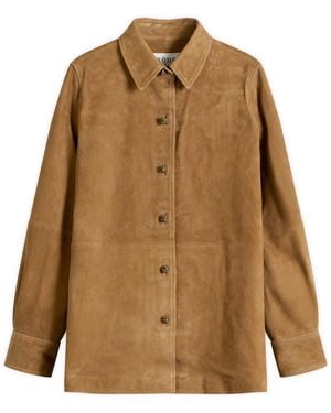 Rohe Suede Pankou Overshirt - Brown