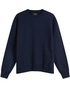 Beams Plus Crew Sweatshirt - Blue