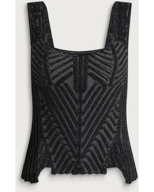 PAOLINA RUSSO Warrior Corset - Black