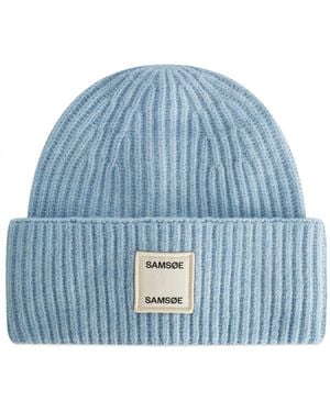 Samsøe & Samsøe Samsoe Samsoe Beanie - Blue