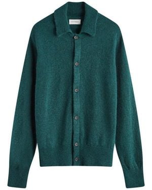 Oliver Spencer Britten Knit Cardigan - Green