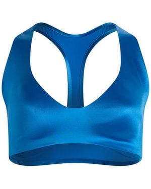 Nike X Skims Shine Plunge Bra - Blue