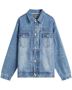 BBCICECREAM Script Logo Denim Jacket - Blue