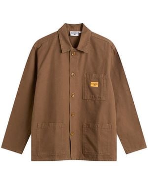 Service Works Canvas Chore Shirt - Brown
