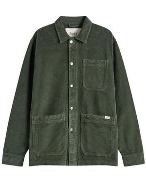 Forét Rowan Corduroy Overshirt - Green