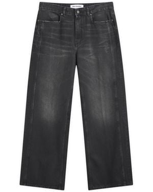 Won Hundred Cale Distressed Print Denim Jeans - Grey