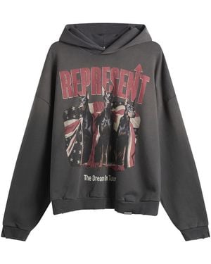 Represent The American Dream Tour Hoodie - Grey