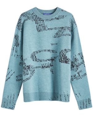 A_COLD_WALL* Annex Crew Knit - Blue