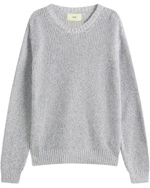 Folk Chain Crew Jumper - Grey