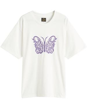 Needles X Kae Tanaka Crew Neck T-Shirt - White