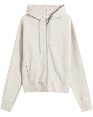 Entire studios Slim Zip Up Hoodie - White