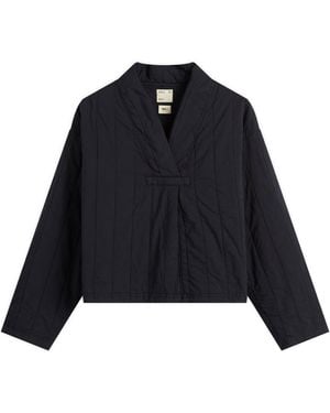 Girls Of Dust Toku Quilted Sweatshirt - Blue