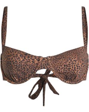 Fruity Booty Shania Bikini Top - Brown
