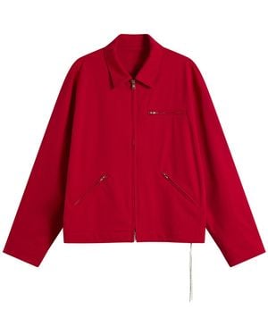 MASTERMIND WORLD Jersey Detroit Jacket - Red