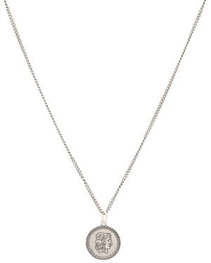 Serge Denimes Dual Necklace - Metallic