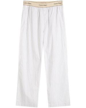 Calvin Klein Sleep Pant - White