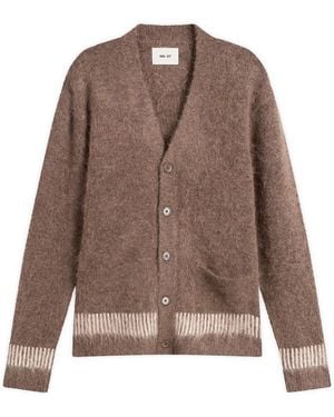 NN07 Russell Alpaca Blend Cardigan - Brown
