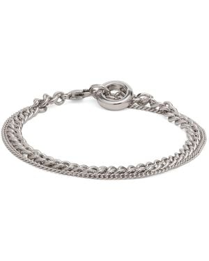 A.P.C. Minimal Maxi Bracelet in Black for Men | Lyst UK