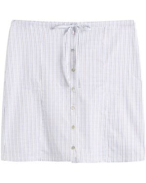 Fruity Booty Check Skirt - White