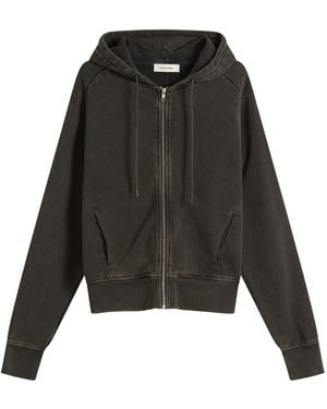 Entire studios Slim Zip Up Hoodie - Black