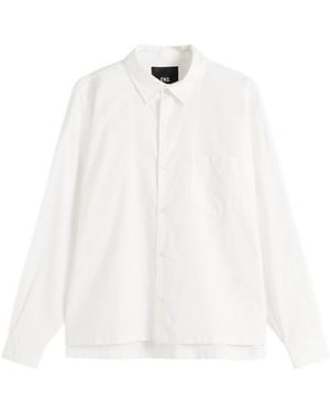 END. Fairways Long Sleeve Shirt - White