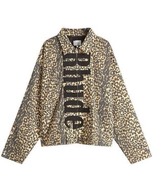Rhude Leopard Work Jacket - Multicolor