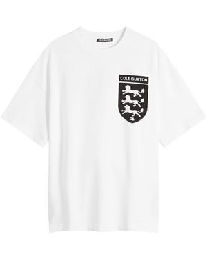 Cole Buxton Three Lions T-Shirt - White
