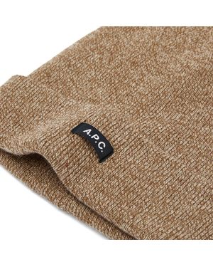 A.P.C. Autumn Beanie - Brown