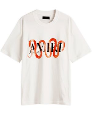 Amiri Snake Chinese New Year T-Shirt in Black for Men | Lyst