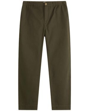 Kestin Inverness Cotton Twill Trousers - Green