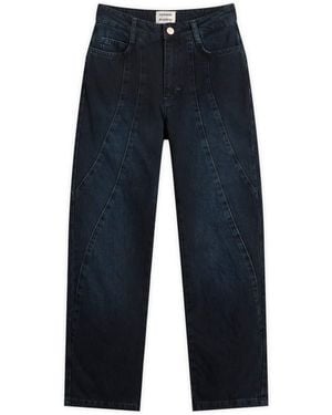 Damson Madder Juli Wavy Seams Jeans - Blue