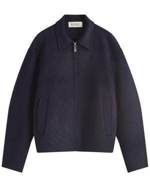 Rohe Double-Faced Wool Jacket - Blue