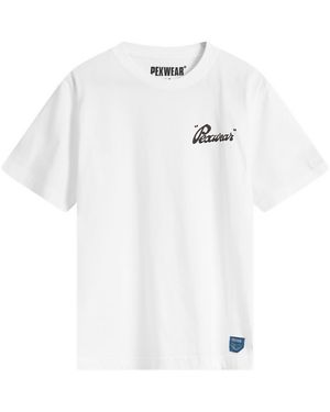 Pexwear Italic Logo T-Shirt - White