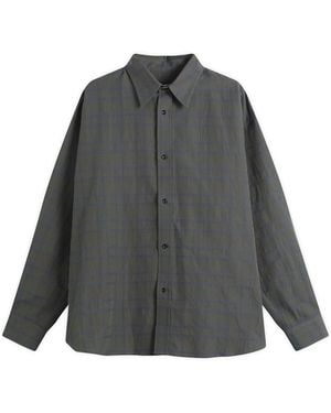 SAGE NATION Chisholm Check Shirt - Grey